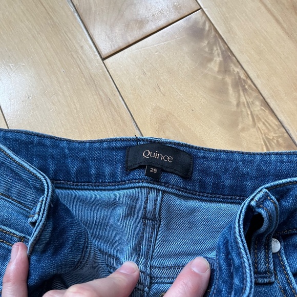 Quince Bella Stretch Wide Leg Jeans - Picture 8 of 9